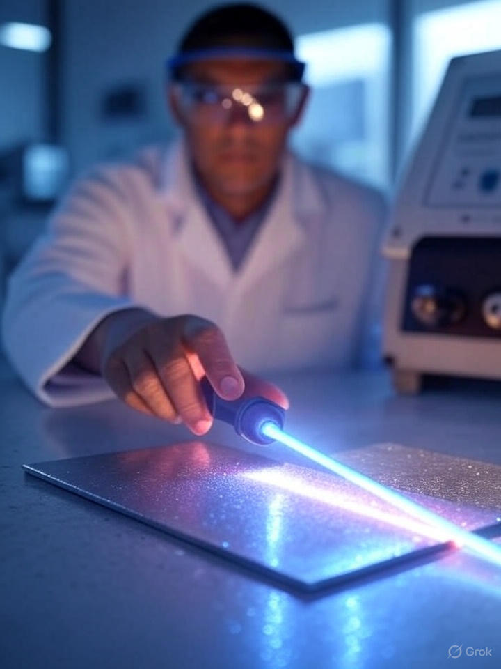 Laser cleaning demonstration